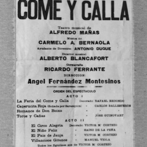 LA FERIA DEL COME Y CALLA