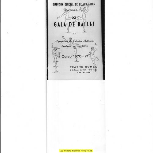 BALLET - GALA CURS 70 - 71