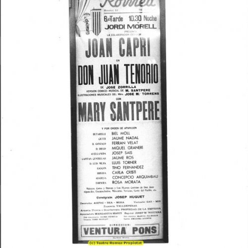 DON JUAN TENORIO (CAPRI -SANTPERE))