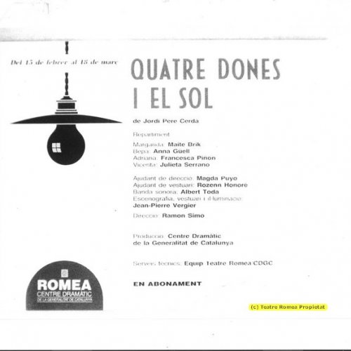 QUATRE DONES I EL SOL