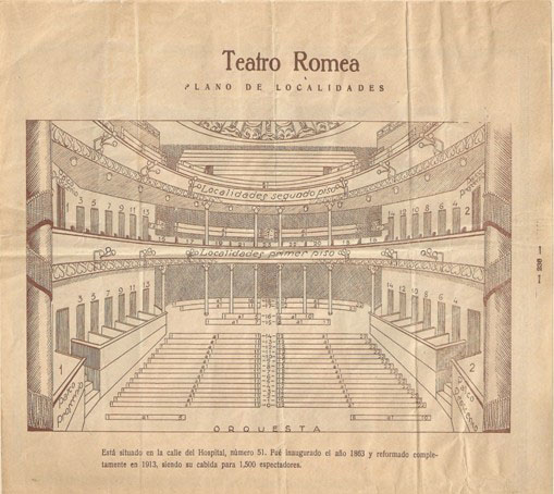 Teatre Romea en 1962